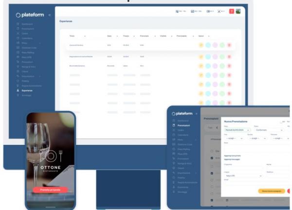 PLATEFORM | Gestione prenotazioni e marketing della ristorazione